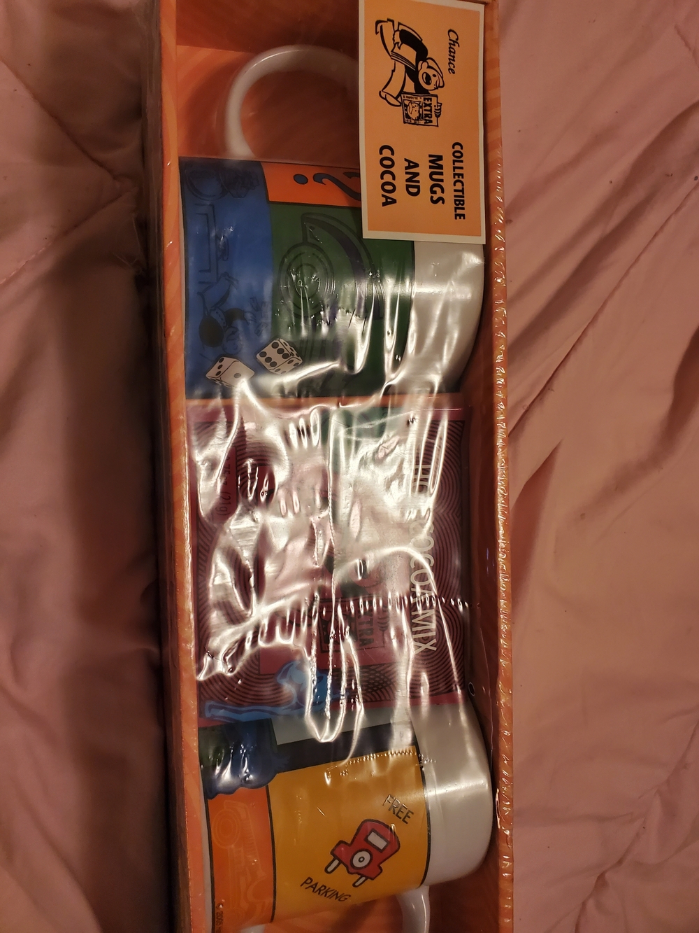 2006 Monopoly New Mugs And Cocoa Set